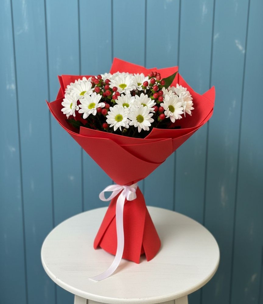 Букет цветов из: Хризантемы в Онохой