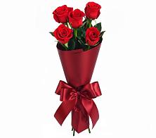 Букет 5 Красных роз Эдлесс Лав в Онохой