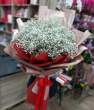 Букет цветов из: Гипсофила в Онохой