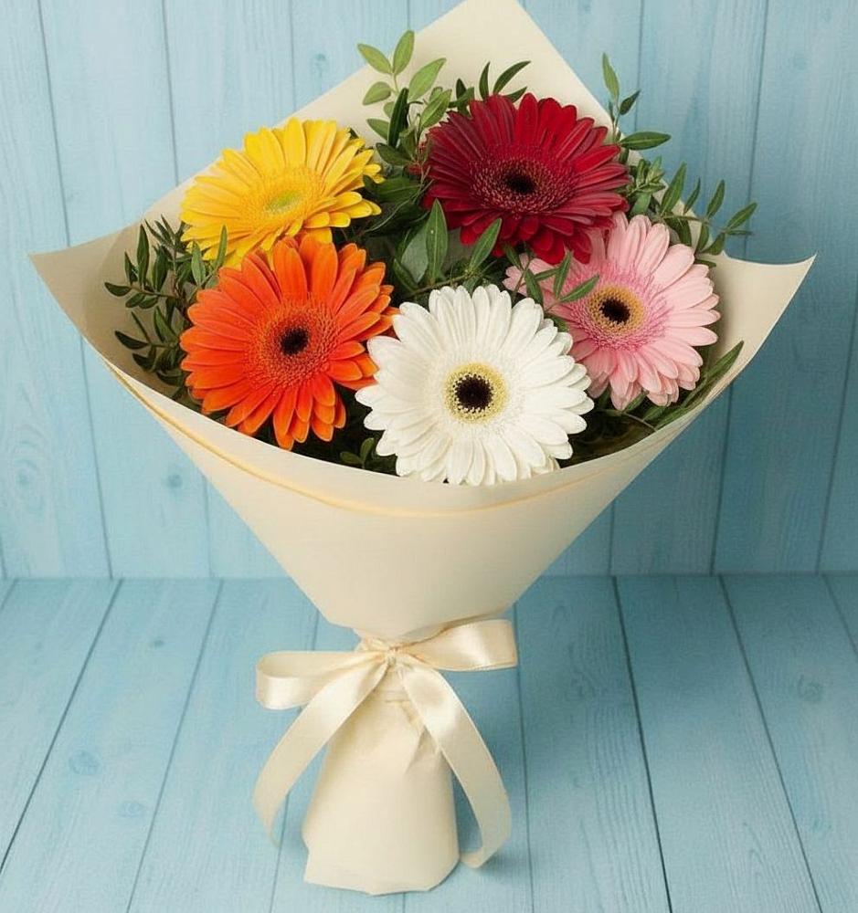 Букет цветов из: Герберы в Онохой