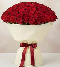 Букет 101 Красная роза Милано в Онохой