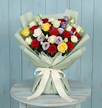 Букет цветов из:  Розы в Онохой