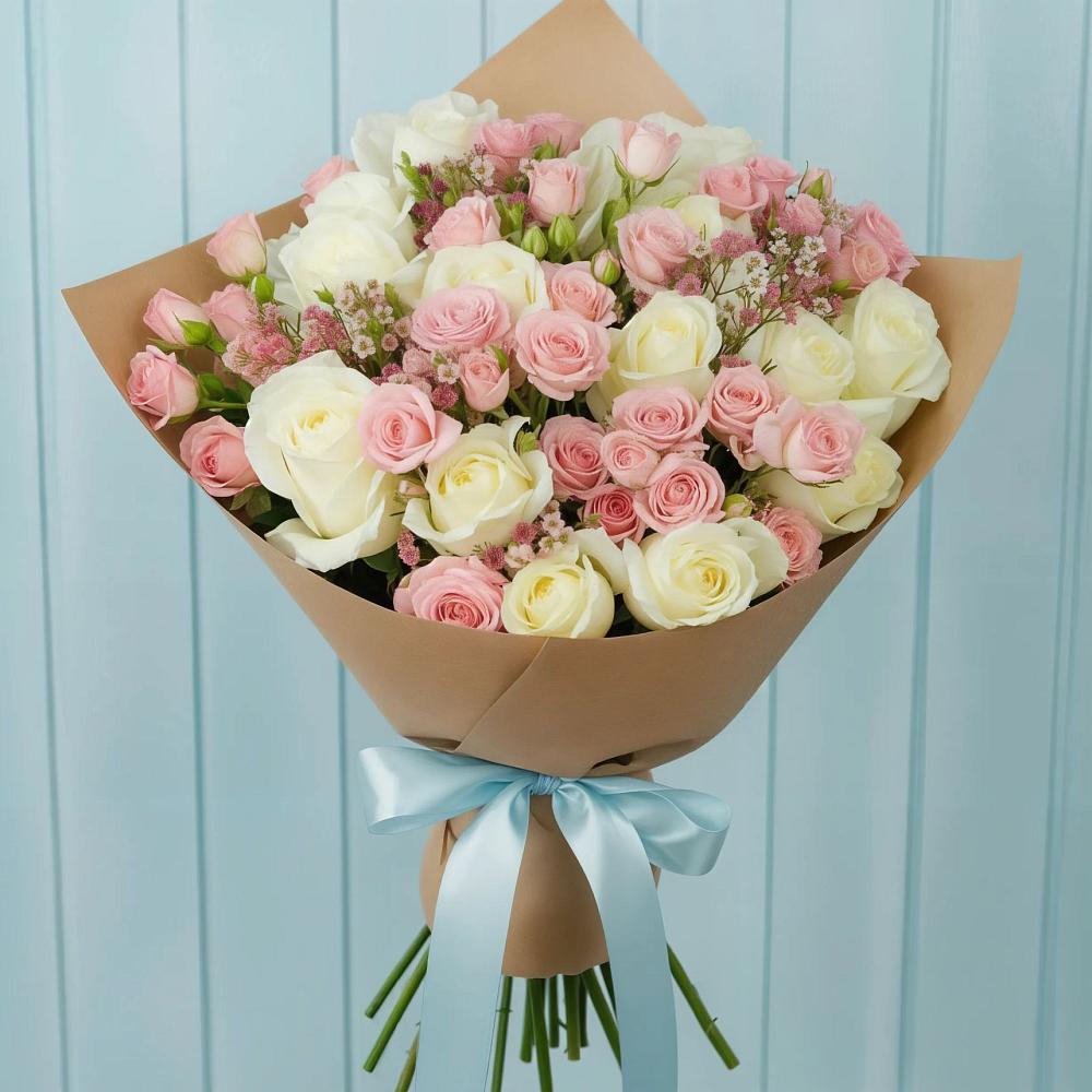 Букет цветов из: Розы в Онохой