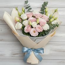 Букет цветов из:  Лизиантусы #REPLACE_PRED# Онохой