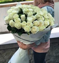 Букет 35 Белых роз #REPLACE_PRED# Онохой