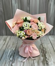 Букет цветов из:  Гвоздики, Розы и Хризантемы #REPLACE_PRED# Онохой