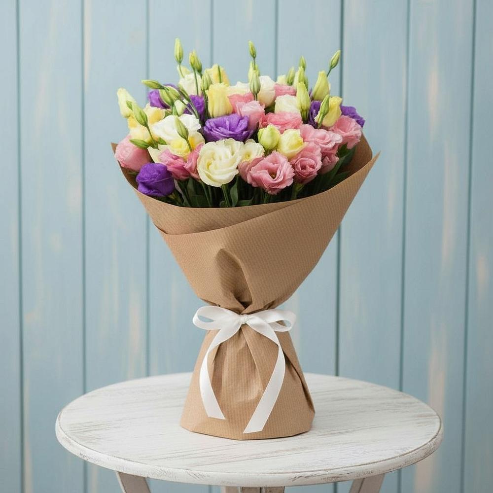 Букет цветов из: Лизиантусы в Онохой