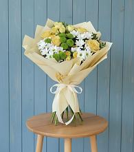 Букет цветов из:  Хризантемы и Розы #REPLACE_PRED# Онохой