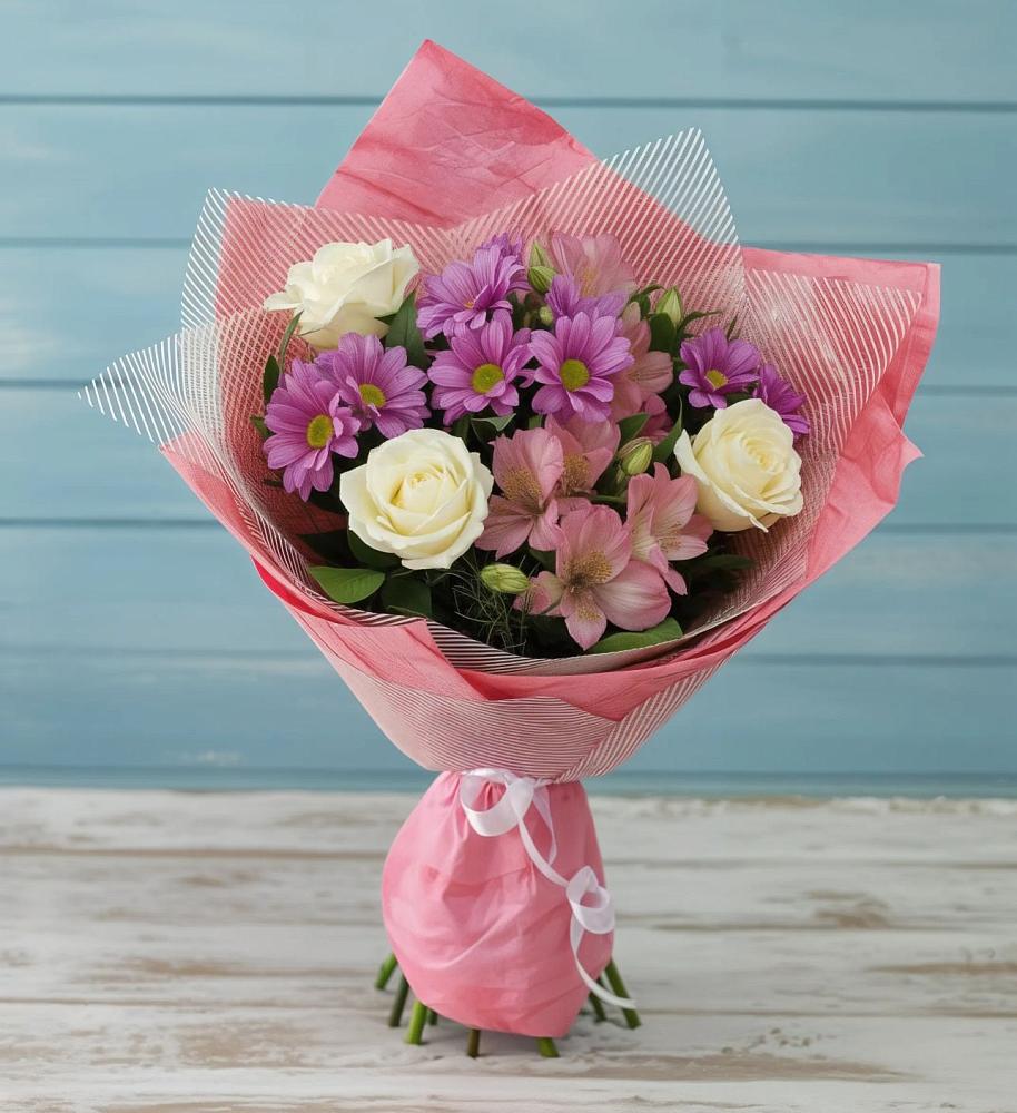 Букет цветов из: Герберы в Онохой