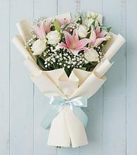 Букет цветов из:  Лилии в Онохой