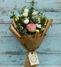 Букет цветов из:  Розы и Лизиантусы #REPLACE_PRED# Онохой