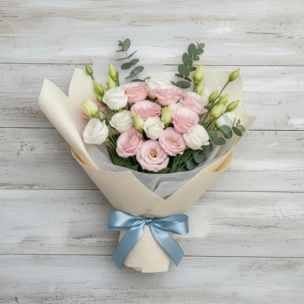 Букет цветов из: Лизиантусы в Онохой